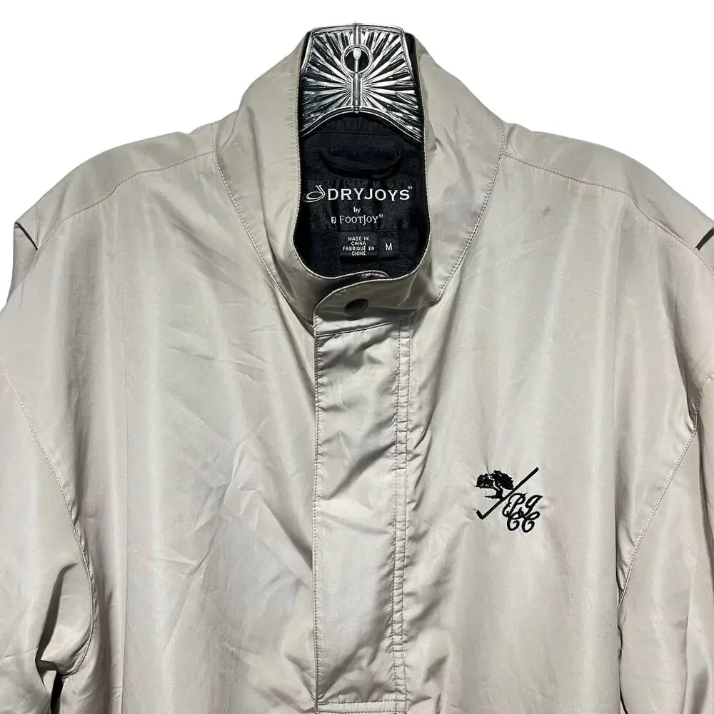 Footjoy Dryjoys FJ Half Sleeve Golf Jacket M Beige